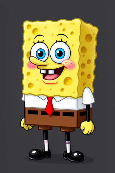 Spongebob character thumbnail