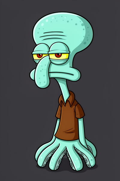 Squidward character thumbnail