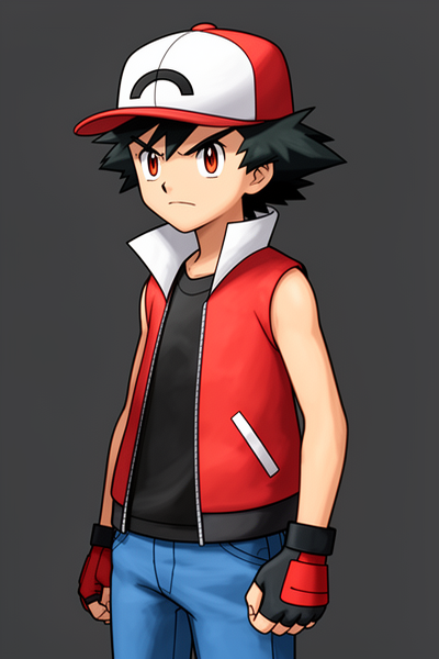 Red character thumbnail