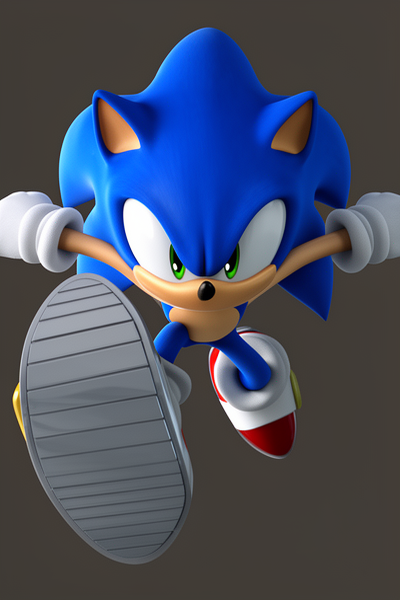Sonic The Hedgehog character thumbnail