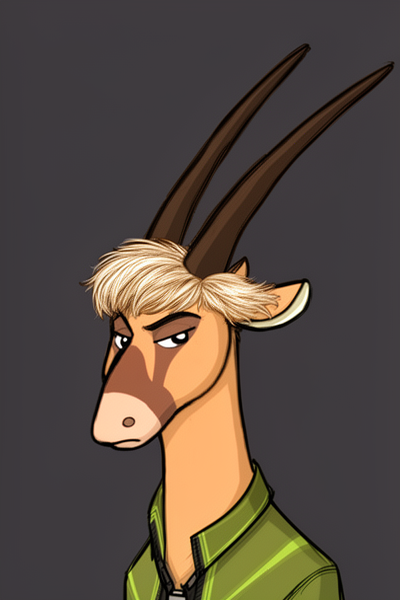 Bucky Oryx-antlerson character thumbnail