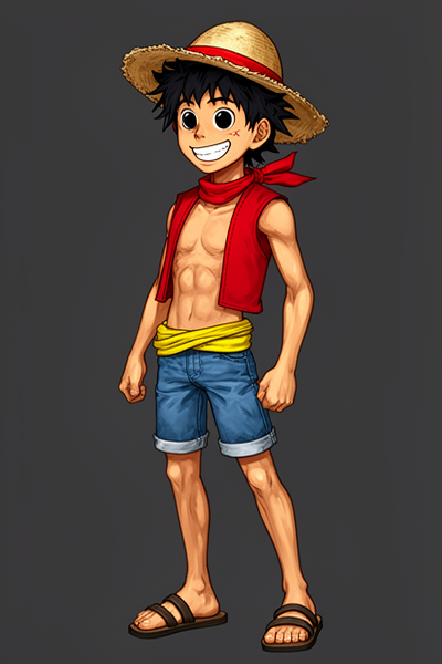 Monkey D. Luffy character thumbnail
