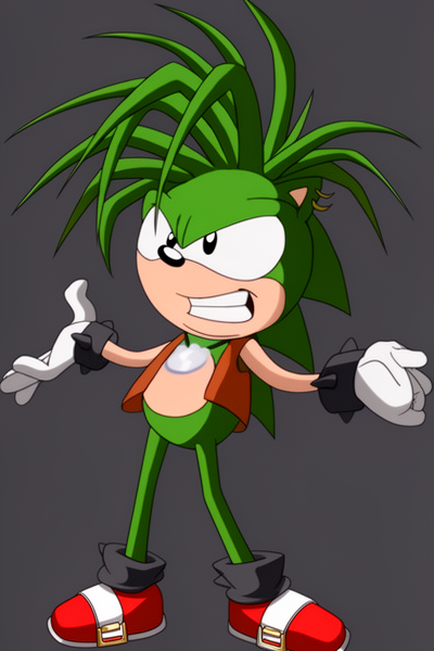Manic The Hedgehog character thumbnail