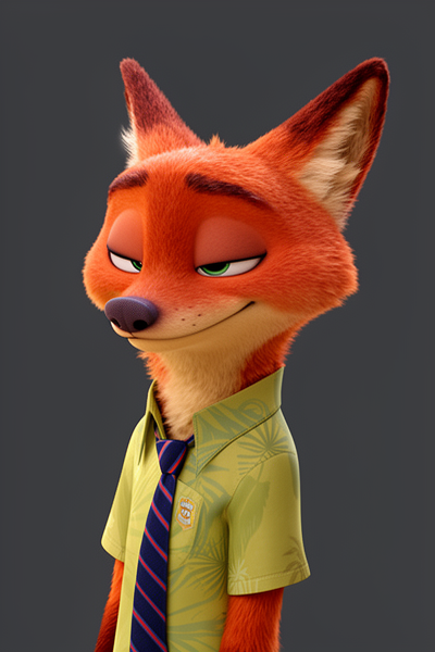 Nick Wilde character thumbnail